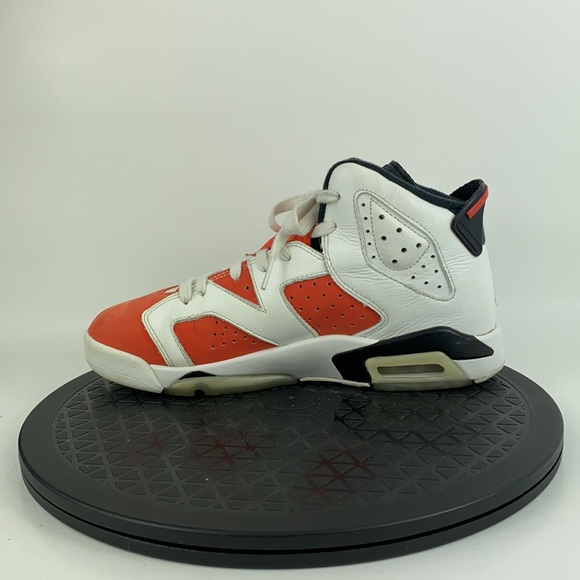 Nike Air Jordan 6 Retro GS 'Gatorade' Orange/White 384665-145 Youth Size 6Y - Picture 9 of 11